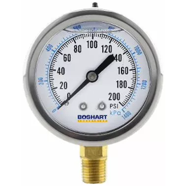 0-200 PSI PRESSURE GAUGE