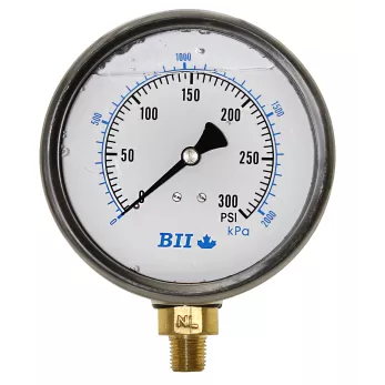 0-300 PSI PRESSURE GAUGE