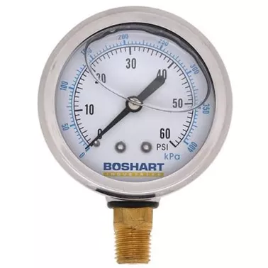 0-60PSI L/F GAUGE