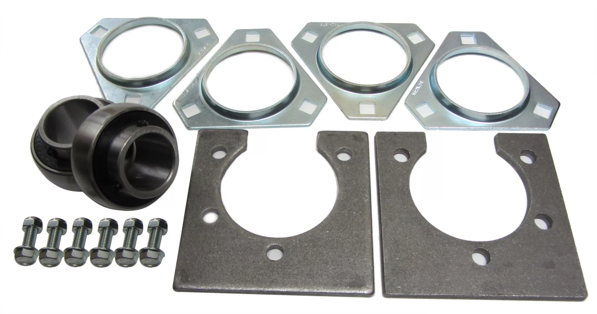 1-1/4″ Axle Bearing Kit with Flangettes and Bearing Hangers