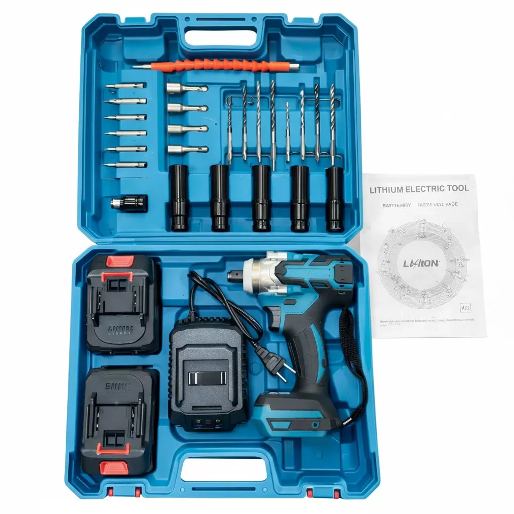 1/2″ Cordless Impact Wrench – 650 ft-lbs Li-Ion Battery Kit