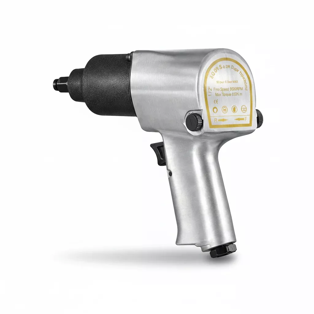 1/2″ Pneumatic Impact Wrench Kit – 650 ft-lbs 5-Speed Air Tool
