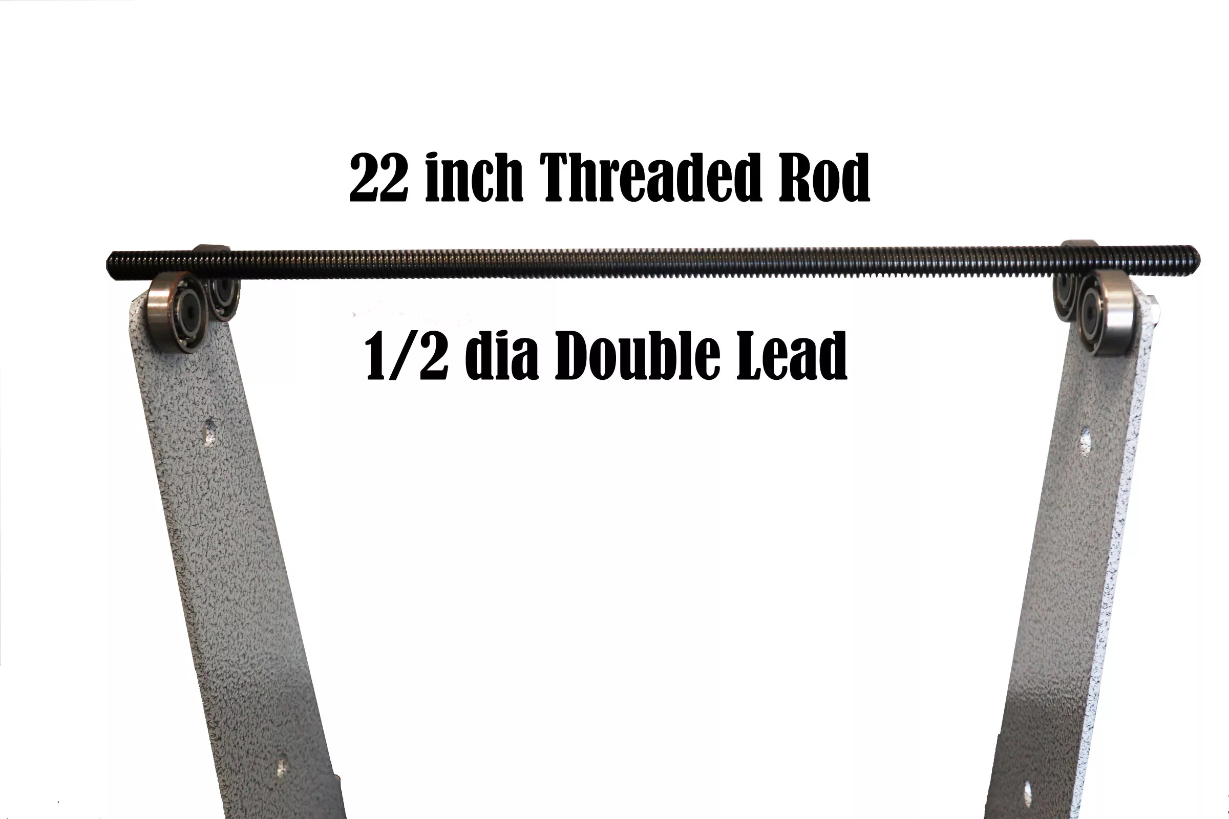 1/2" x 22 inch ACME Threaded Rod goes with LARGE CONES