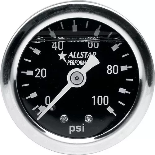 1.5in Gauge 0-100 PSI Liquid Filled ALL80206