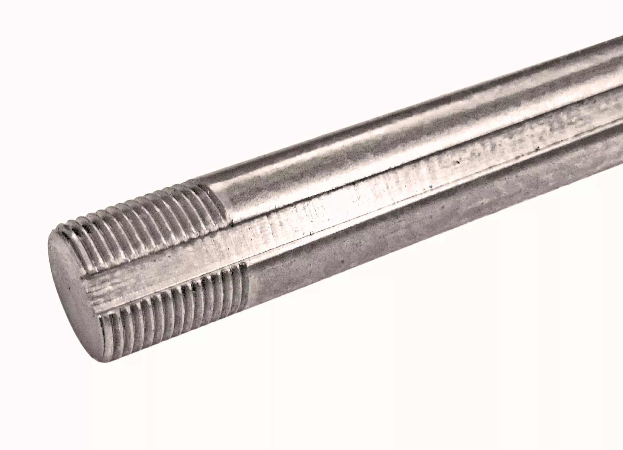 1″ Aluminum Live Axle (14″, 16″, or 18″) 1-14 Threaded Ends | 1/4″ Keyway