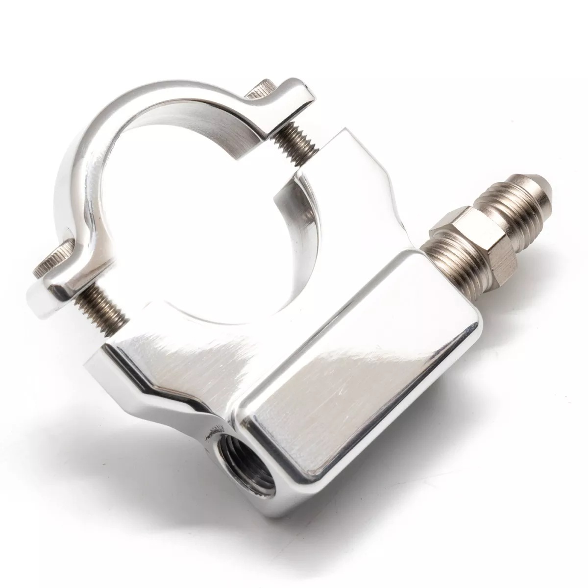 1" HANDLEBAR PSI GAUGE MOUNT - CHROME