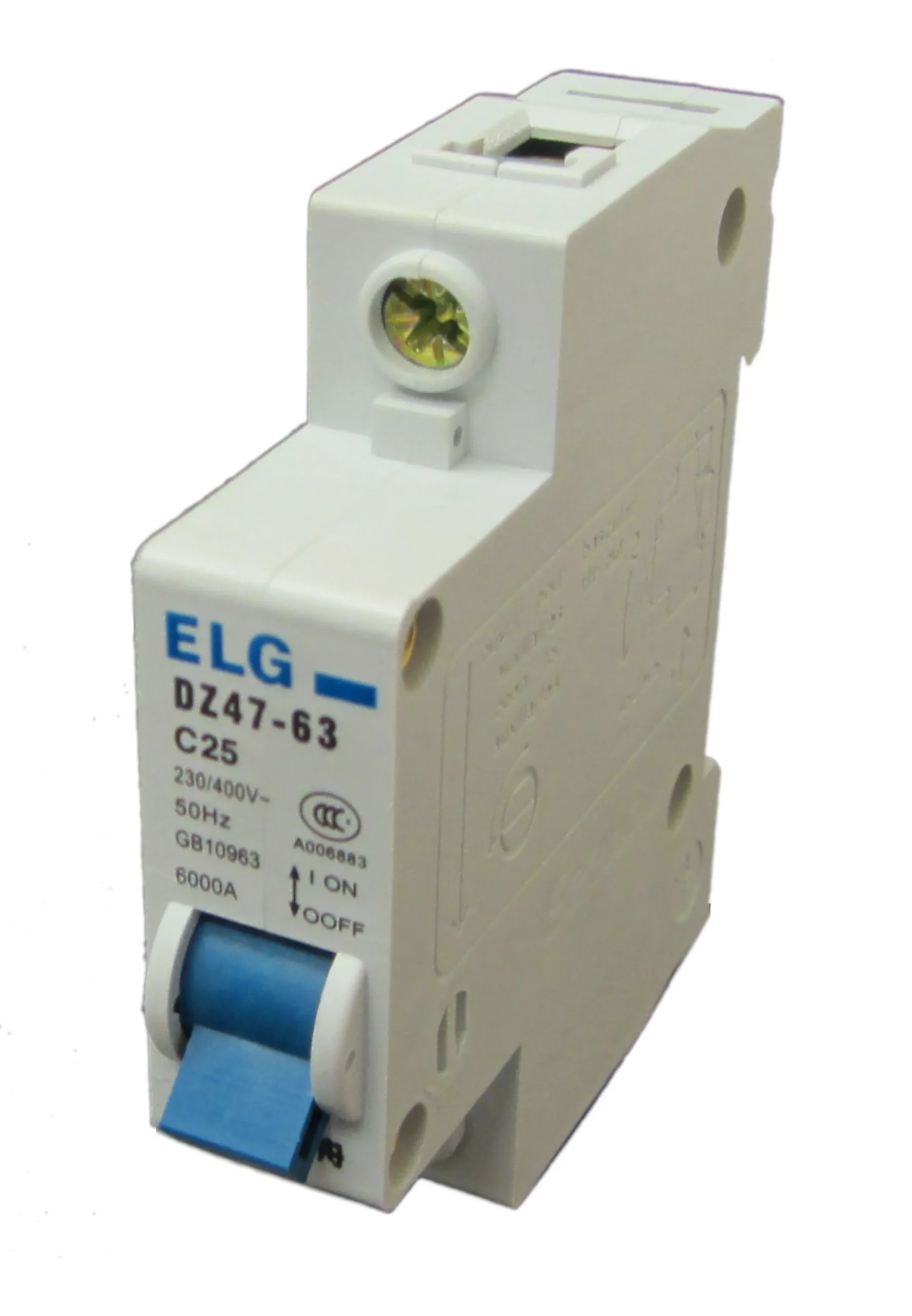 1-Pole Overload Proetction Circuit Breaker (DZ47-63 C25)