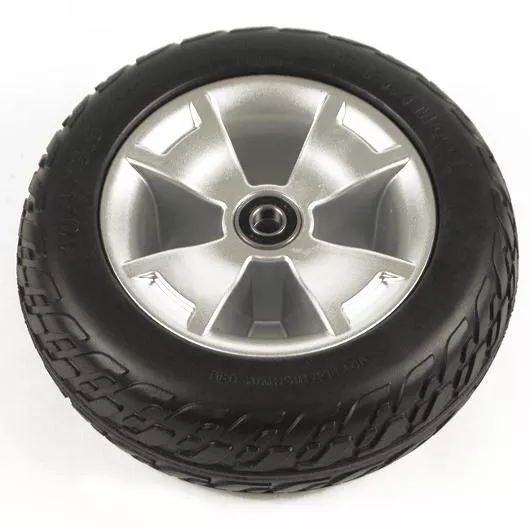 10.4" Black Foam-Filled Front Wheel Assembly for Victory 10 3-Wheel Scooters