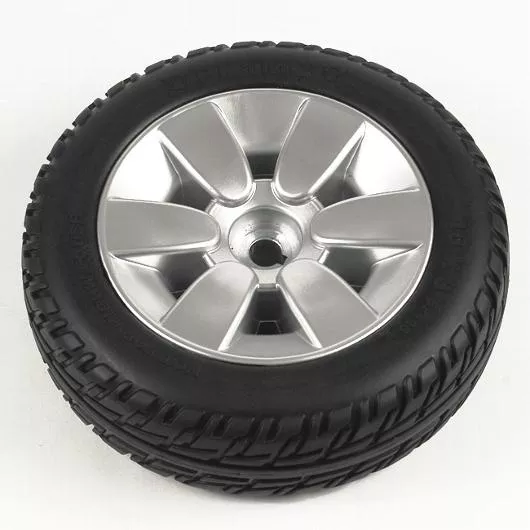 10" Black Flat-Free Drive Wheel Assembly for Jazzy Select