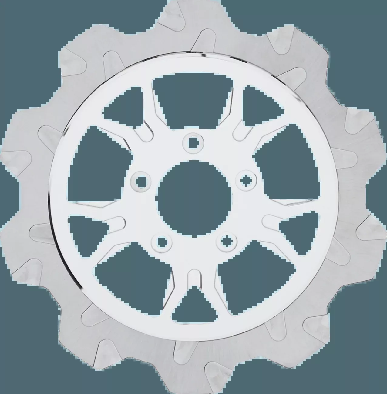 10 Spoke Crown Cut Front Brake Rotor / 11.5″