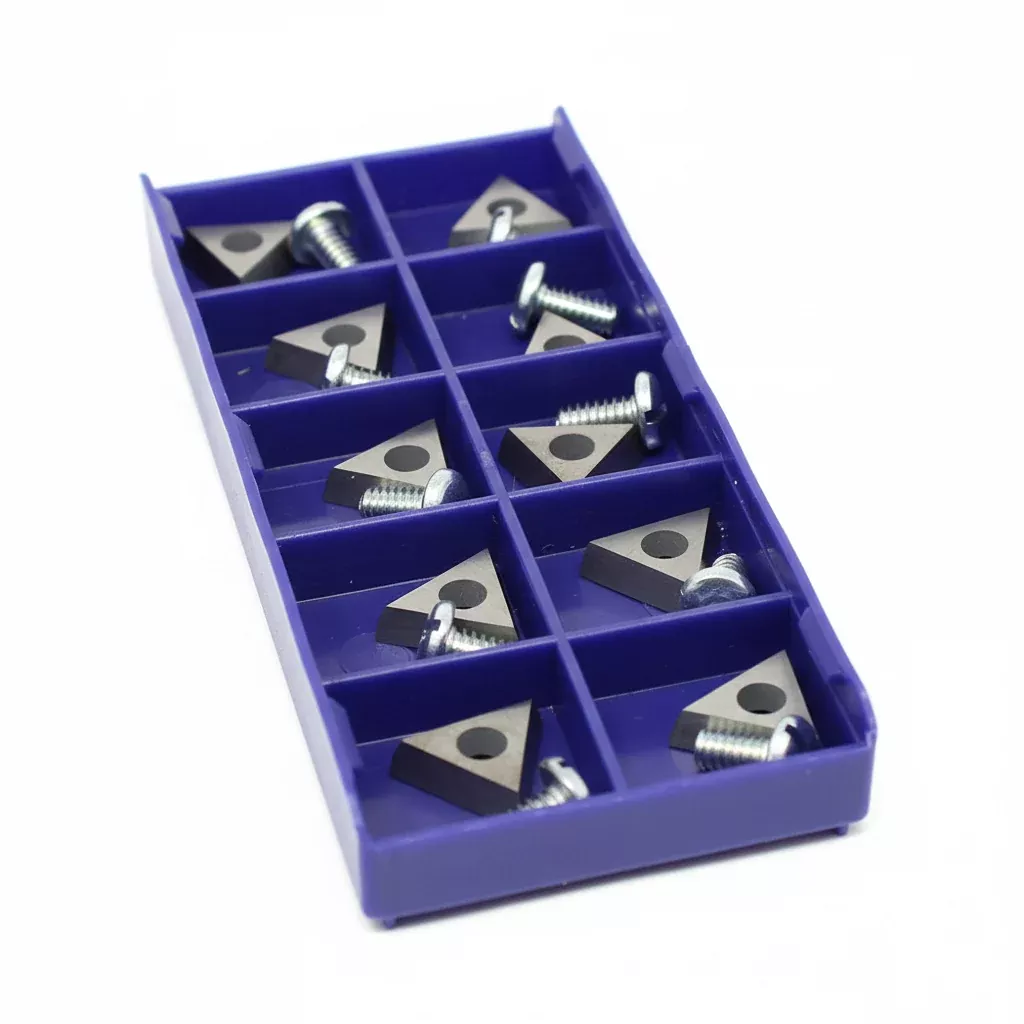 10pc Positive Rake Carbide Brake Lathe Bits – FMC John Bean Hoffman CB90488