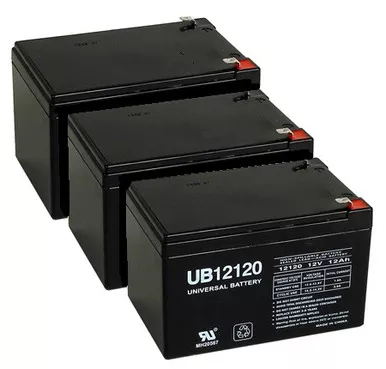 12 Volt 12 Ah UPS Battery - 3 pack