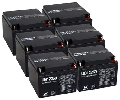 12 Volt 26 Ah UPS Battery - 6 Pack