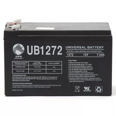 12 Volt 7.2 Ah SLA Battery - UB1272