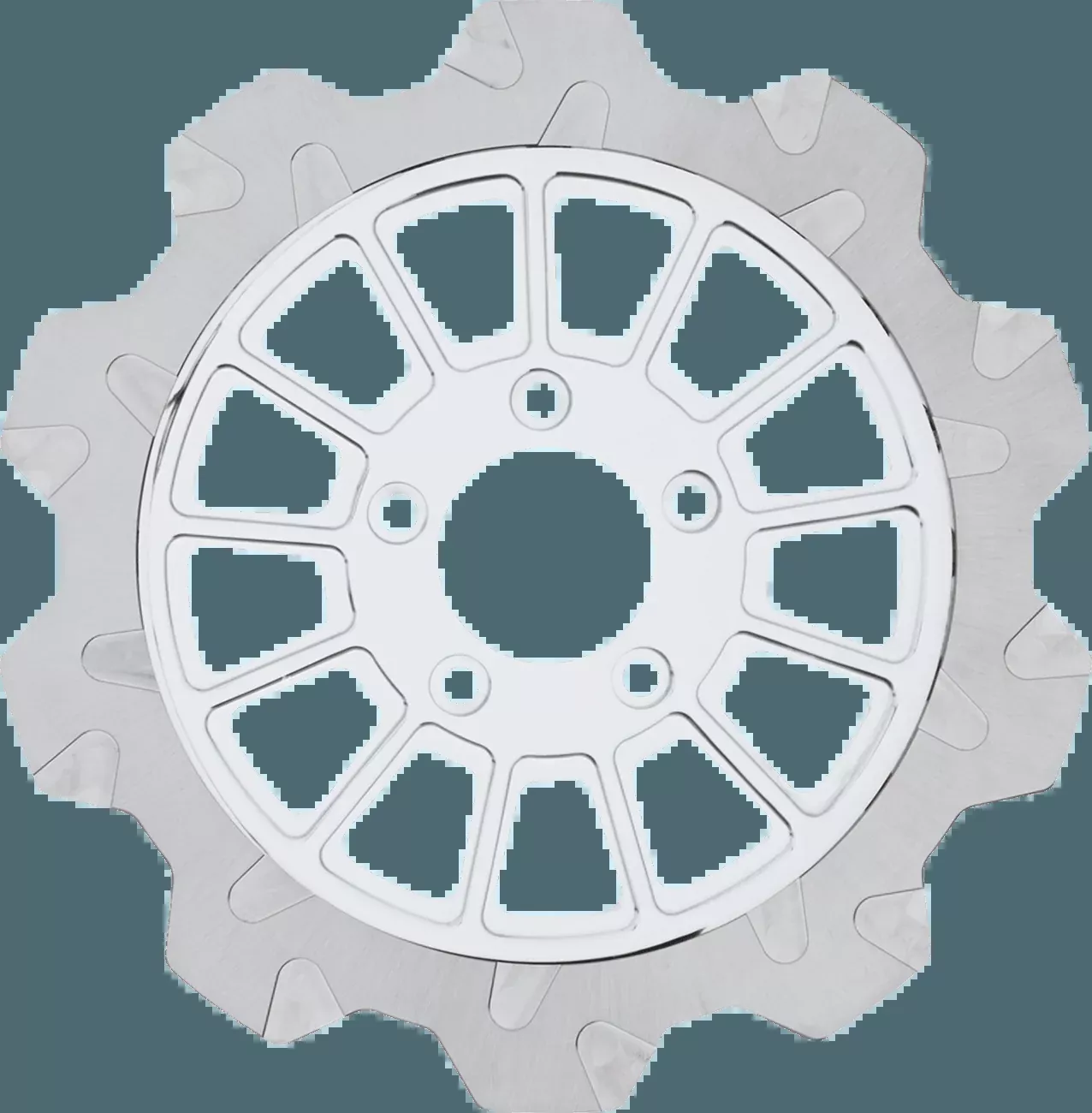 13 Spoke Crown Cut Rear Brake Rotor / 11.5"