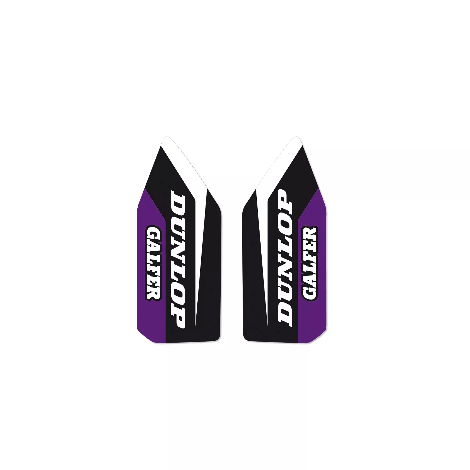 17-25 KXF250 16-25 KXF450 DREAM 5 FORK DECALS, BLACKBIRD 5431AB