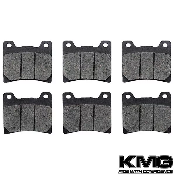 1986-1987 Yamaha FZX 700 Fazer Front + Rear Non-Metallic Organic NAO Brake Pads Set