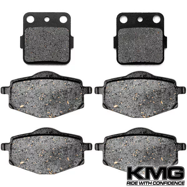 1987-1989 Yamaha YFZ 350 Banshee Front + Rear Non-Metallic Organic NAO Brake Pads