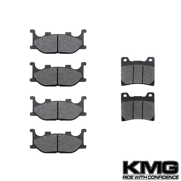 1999-2008 Yamaha XVS 1100 V-Star Custom Front + Rear Non-Metallic Organic NAO Brake Pads Set