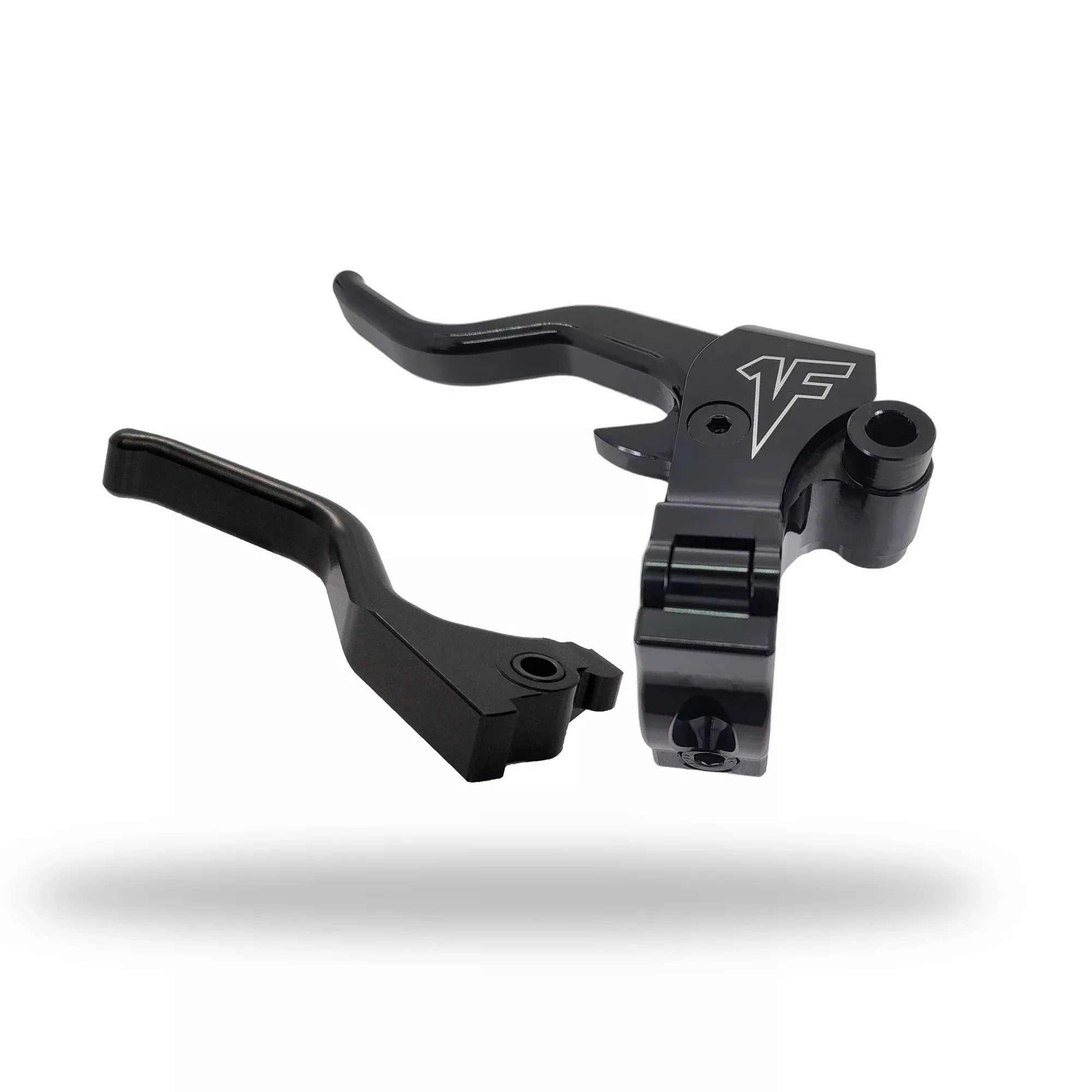 1FNGR EASIER PULL CLUTCH + BRAKE LEVER COMBO | BLACK - SPORTSTER