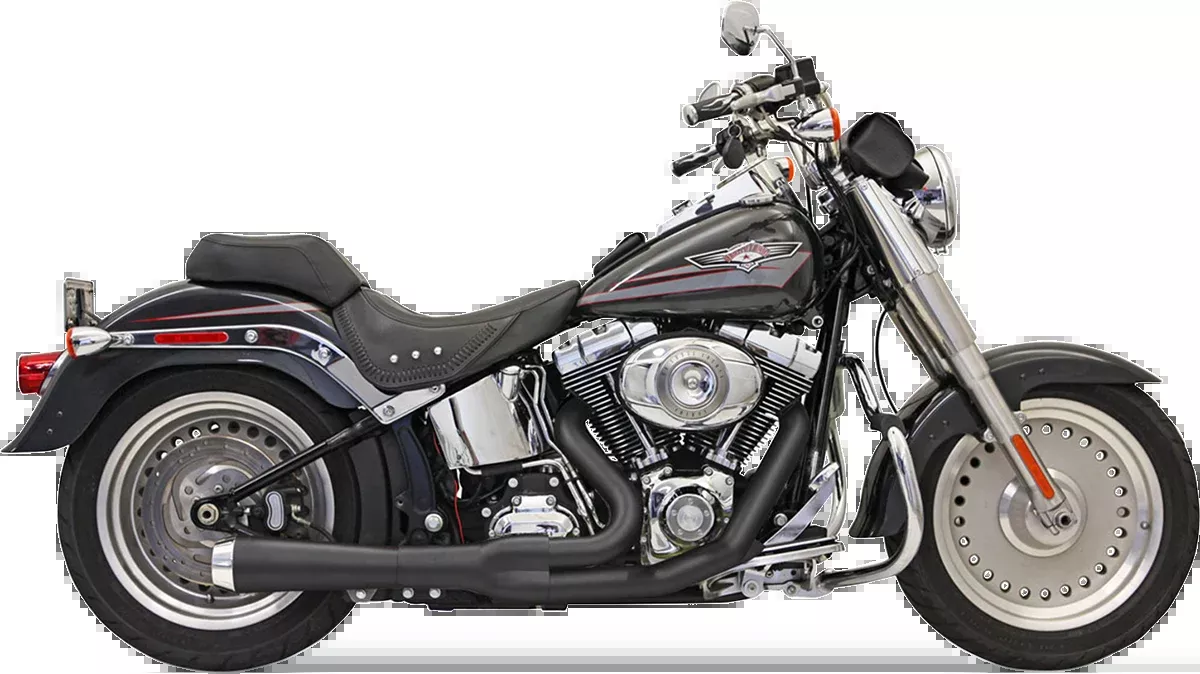 2:1 Exhaust – Black – Softail