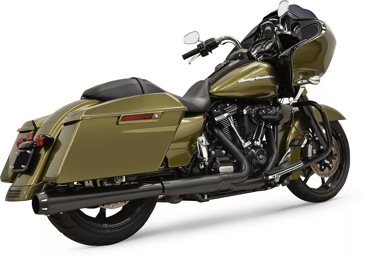 2-into-1 Crossover Eliminator with 4″DNT Slip-On Muffler – Megaphone