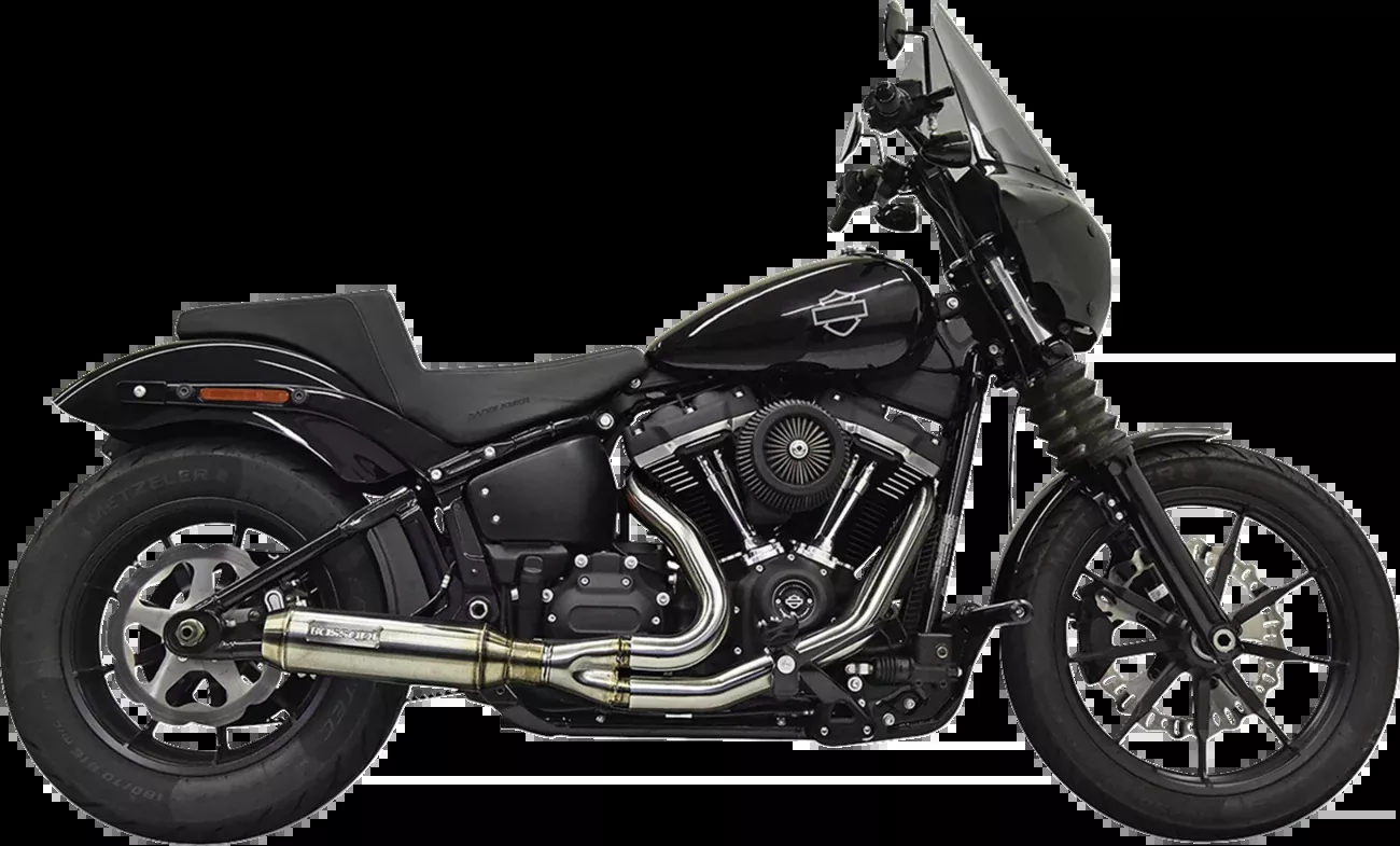 2-into-1 Exhaust System with Superbike Muffler – Catalytic Converter – 49 State