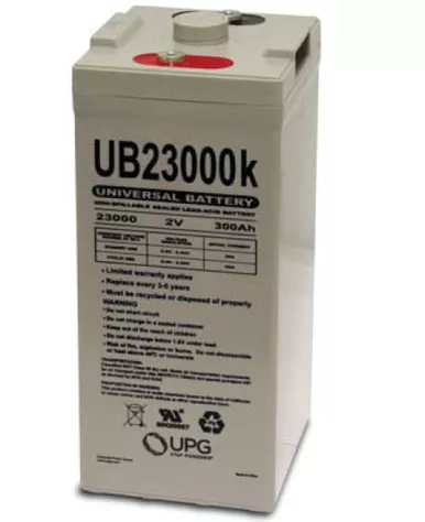 2 Volt 300Ah AGM Battery - UB23000 (45798)