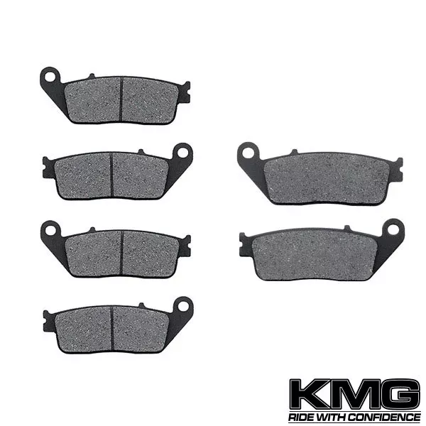 2000-2003 Honda GL 1500 Valkyrie Interstate Front + Rear Non-Metallic Organic NAO Brake Pads Set
