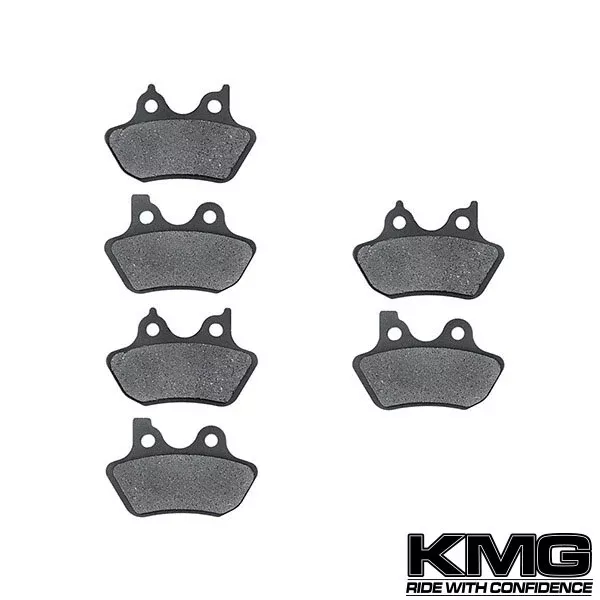 2000-2007 Harley Electra Glide Ultra Classic Front + Rear Non-Metallic Organic NAO Brake Pads Set