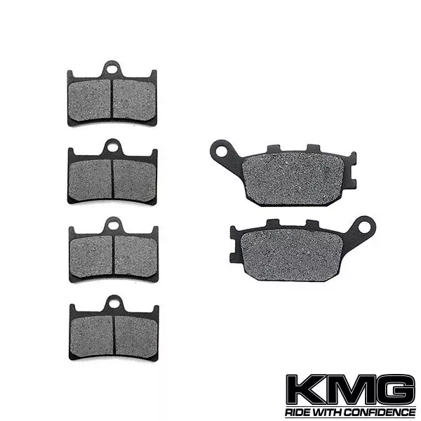 2004-2006 Yamaha YZF R1 Front + Rear Non-Metallic Organic NAO Brake Pads Set