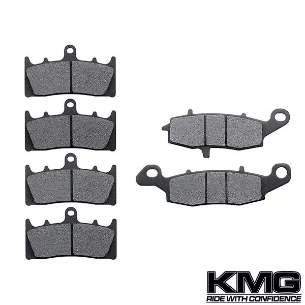 2004 Suzuki VZ 1600 Marauder Front + Rear Non-Metallic Organic NAO Brake Pads Set