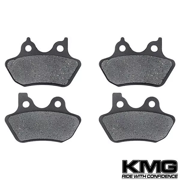 2006-2007 Harley FXDWGi Dyna Wide Glide Front + Rear Non-Metallic Organic NAO Brake Pads Set