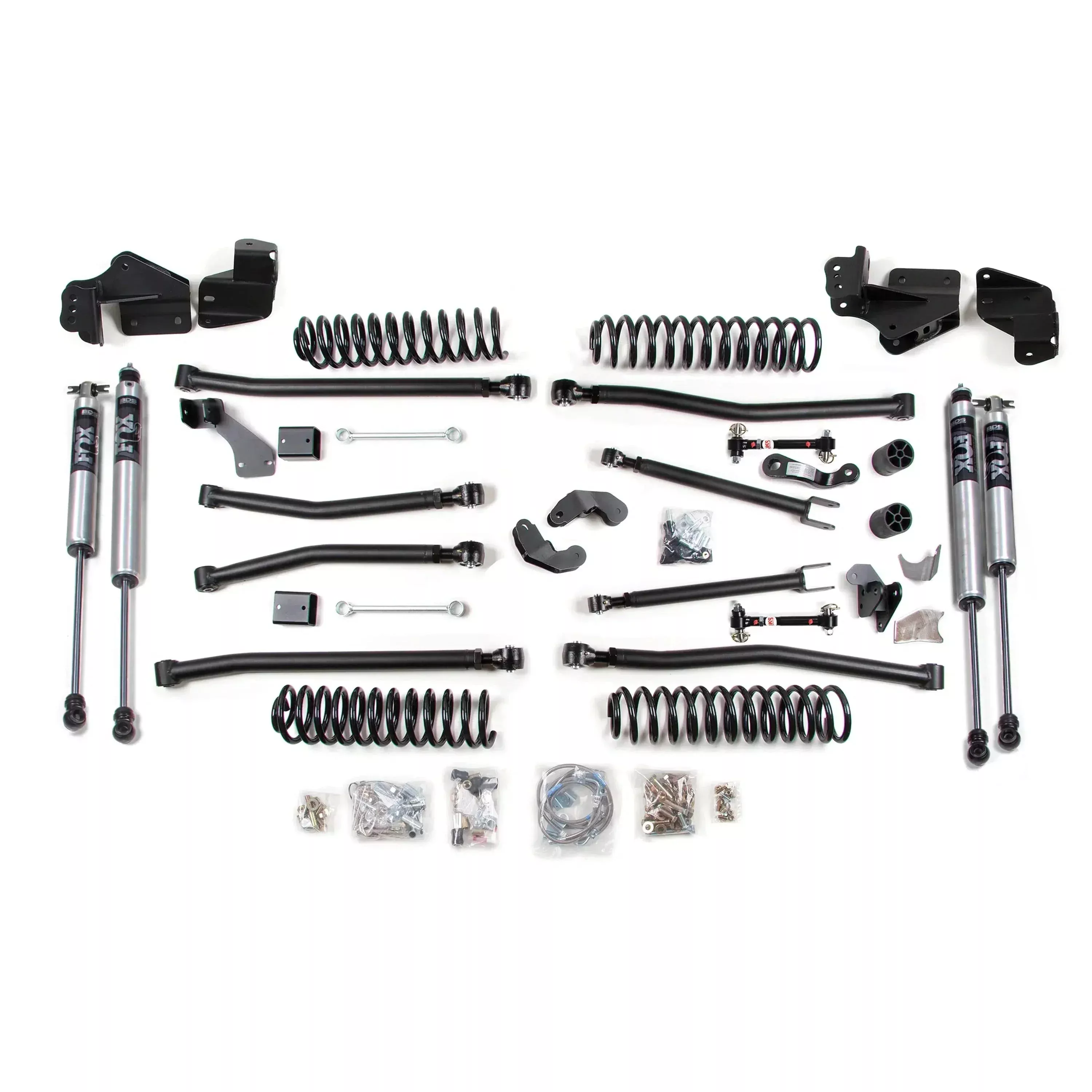 2007-2018 Wrangler 4.5" Long Arm Conversion Kit with NX2 Nitro Shocks (BDS1407H)