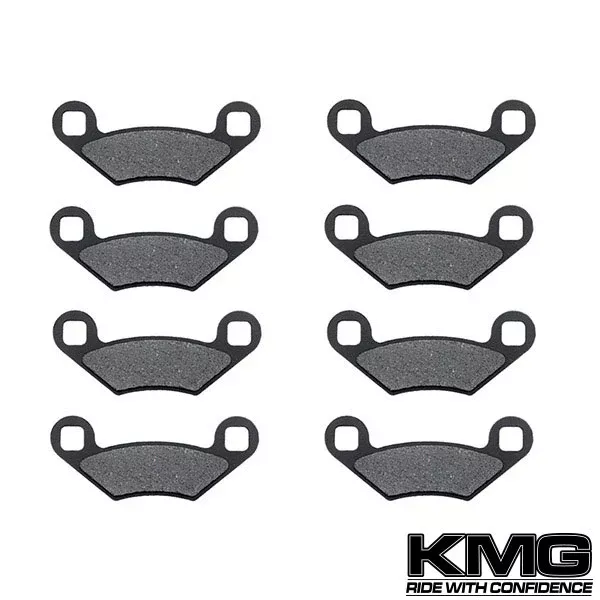 2007 Polaris Hawkeye 2X4 4X4 Front + Rear Non-Metallic Organic NAO Brake Pads Set