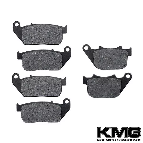 2010 Harley Davidson Sportster XL 883 Roadster Front + Rear Non-Metallic Organic NAO Brake Pads Set