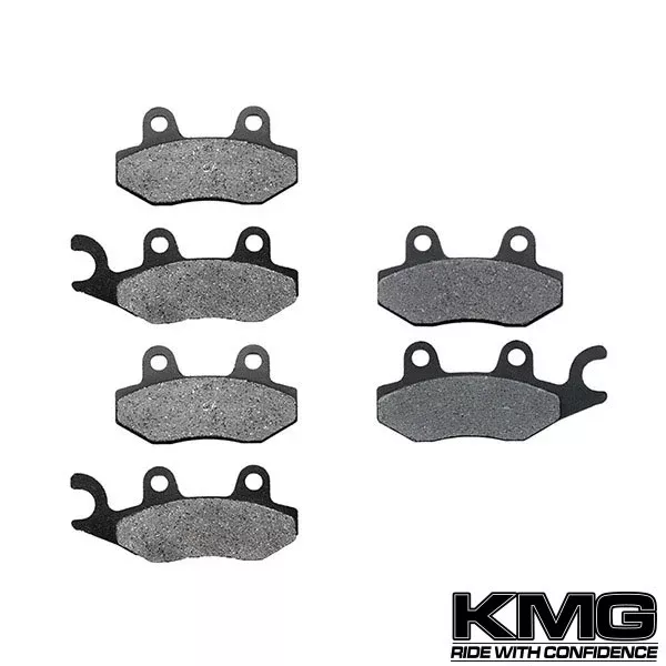 2011 CAN AM Commander 800 R Front + Rear Non-Metallic Organic NAO Brake Pads Set