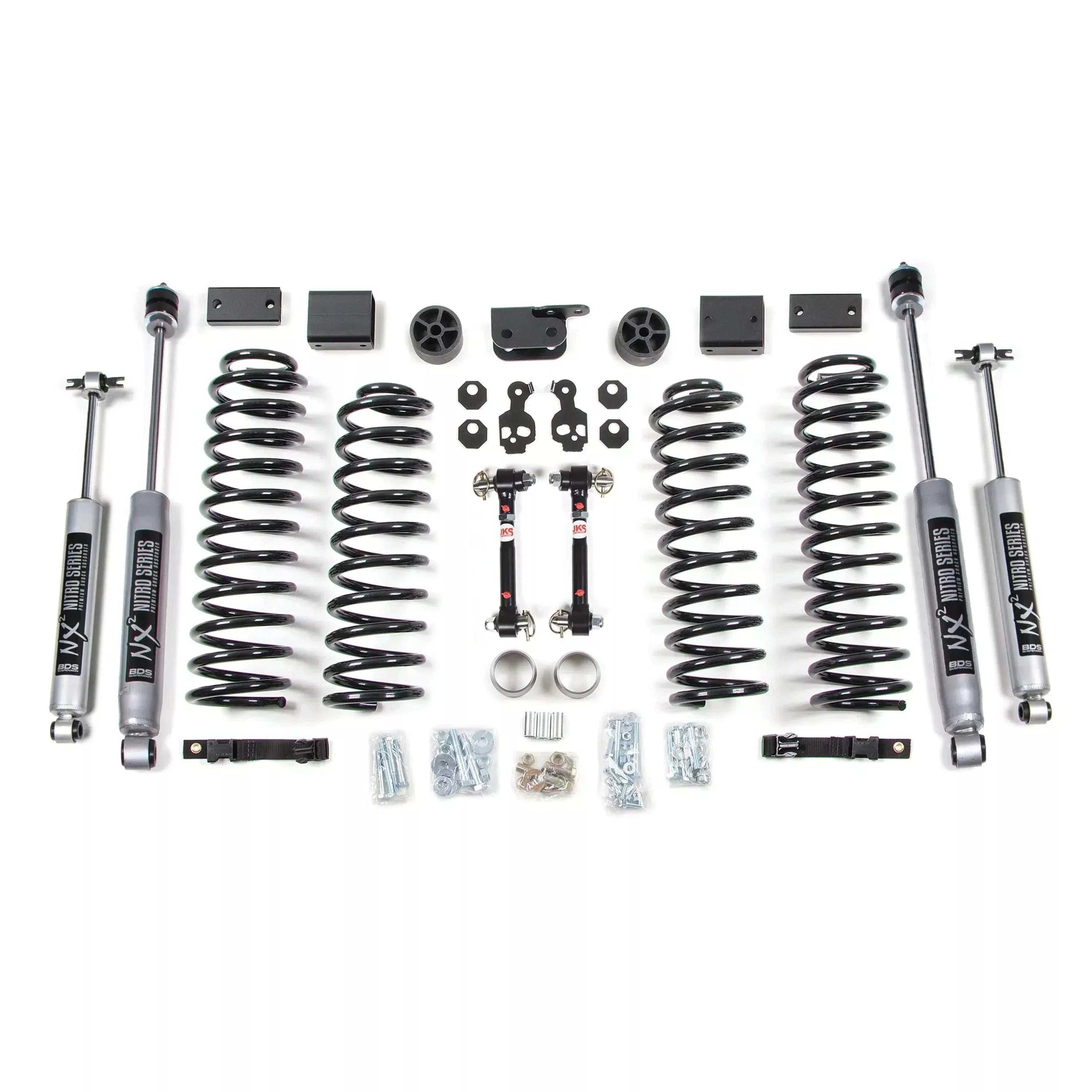 2012-2018 Wrangler 3" Lift Kit with NX2 Nitro Shocks (BDS1416H)
