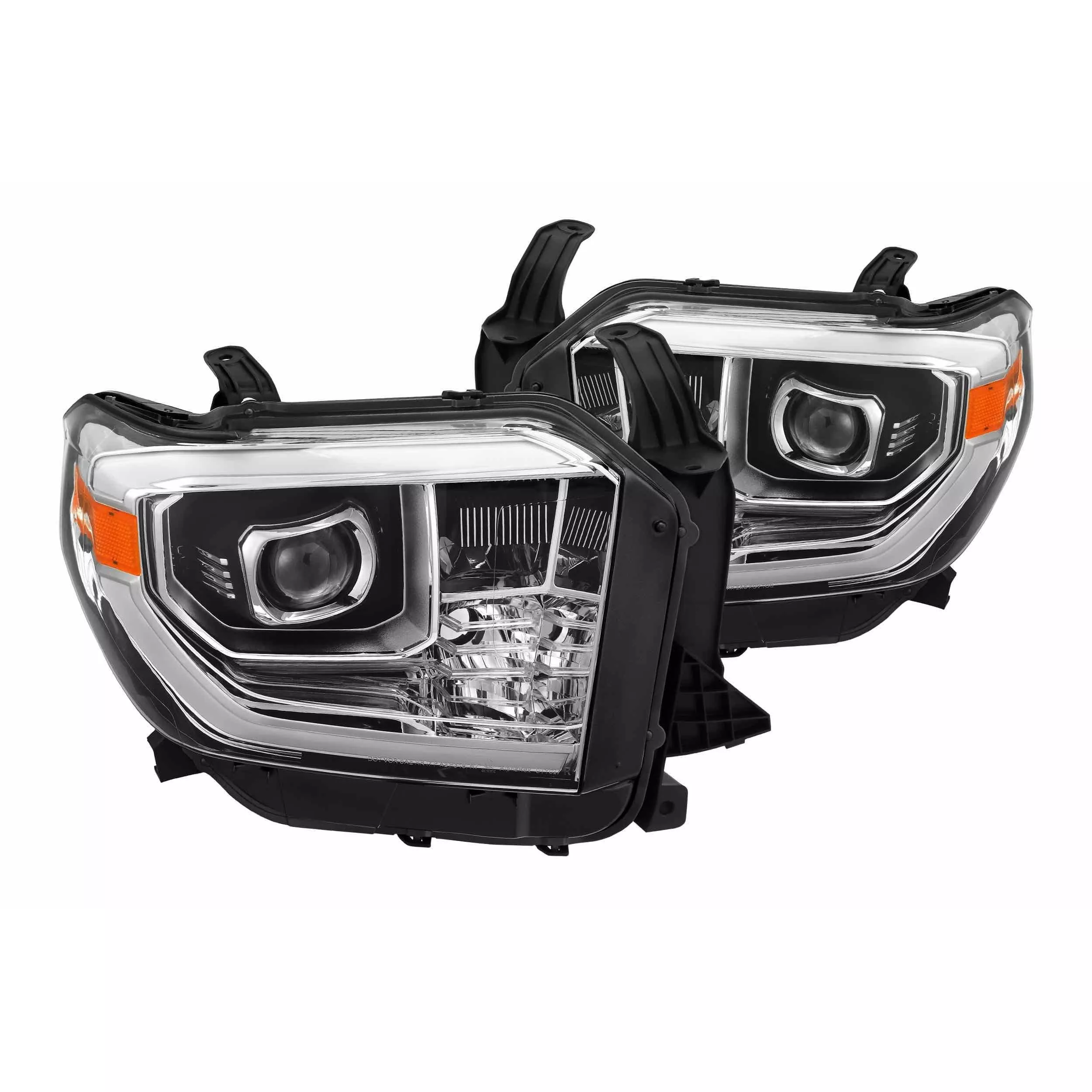 2014-2020 Tundra Pro-Series Halogen Alpha Black Headlights (880718)