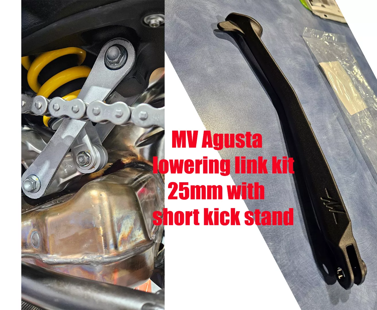 25mm lowering dogbone kit for Turismo Veloce