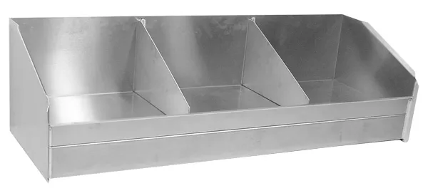 3 Bay Helmet Shelf with Garment Rack