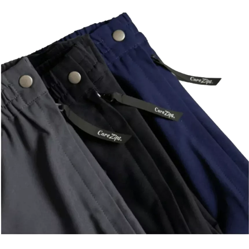 3 Pack CareZips Men's/Women's Adaptive Pants