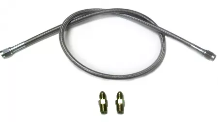 30" or 53" Steel Braided Brake Line from MCP | Includes (2) Fittings