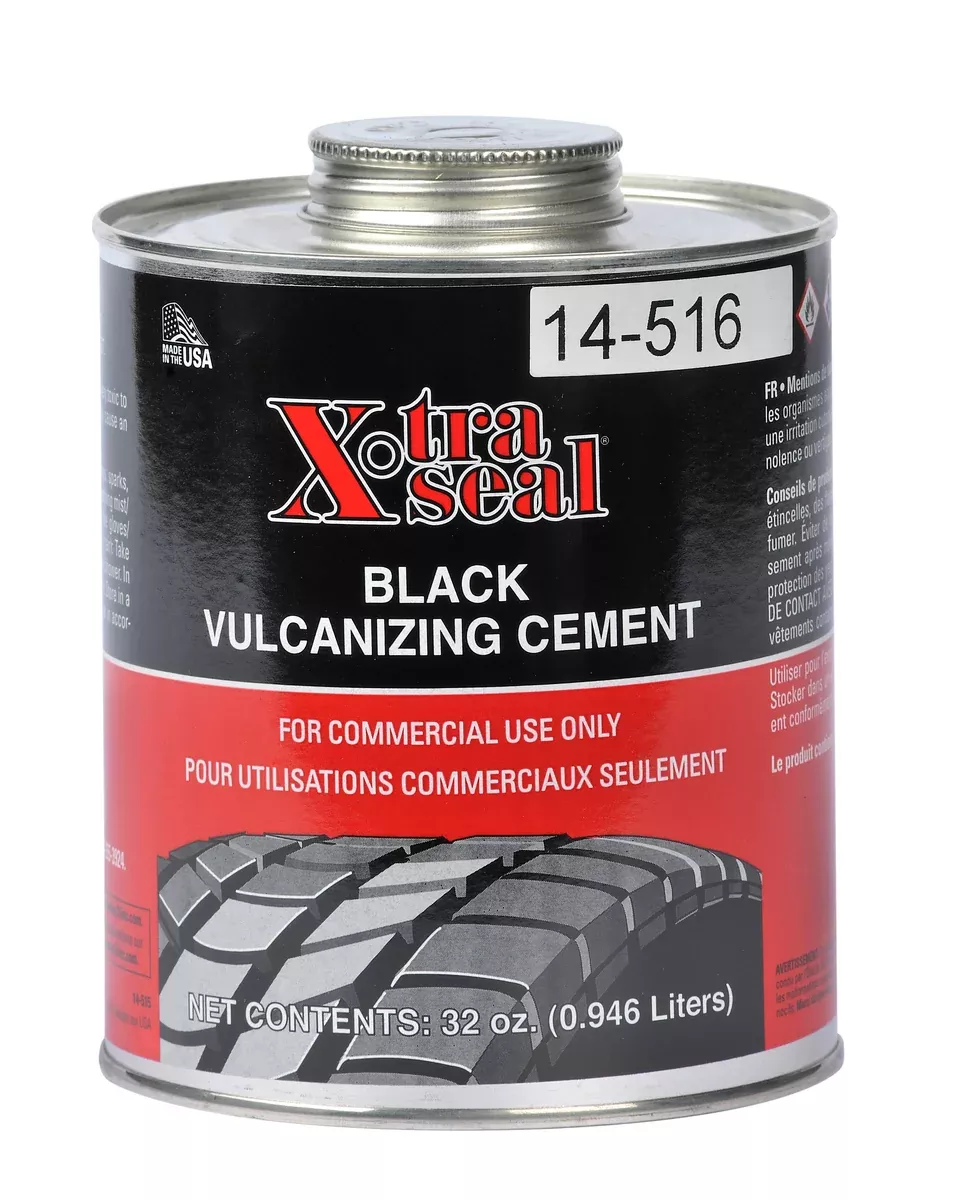32 oz. (945ml) Heavy Duty Black Retreader's Cement