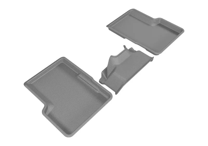 3D MAXpider 2015-2020 Jeep Renegade Kagu 2nd Row Floormats – Gray L1JP01321501