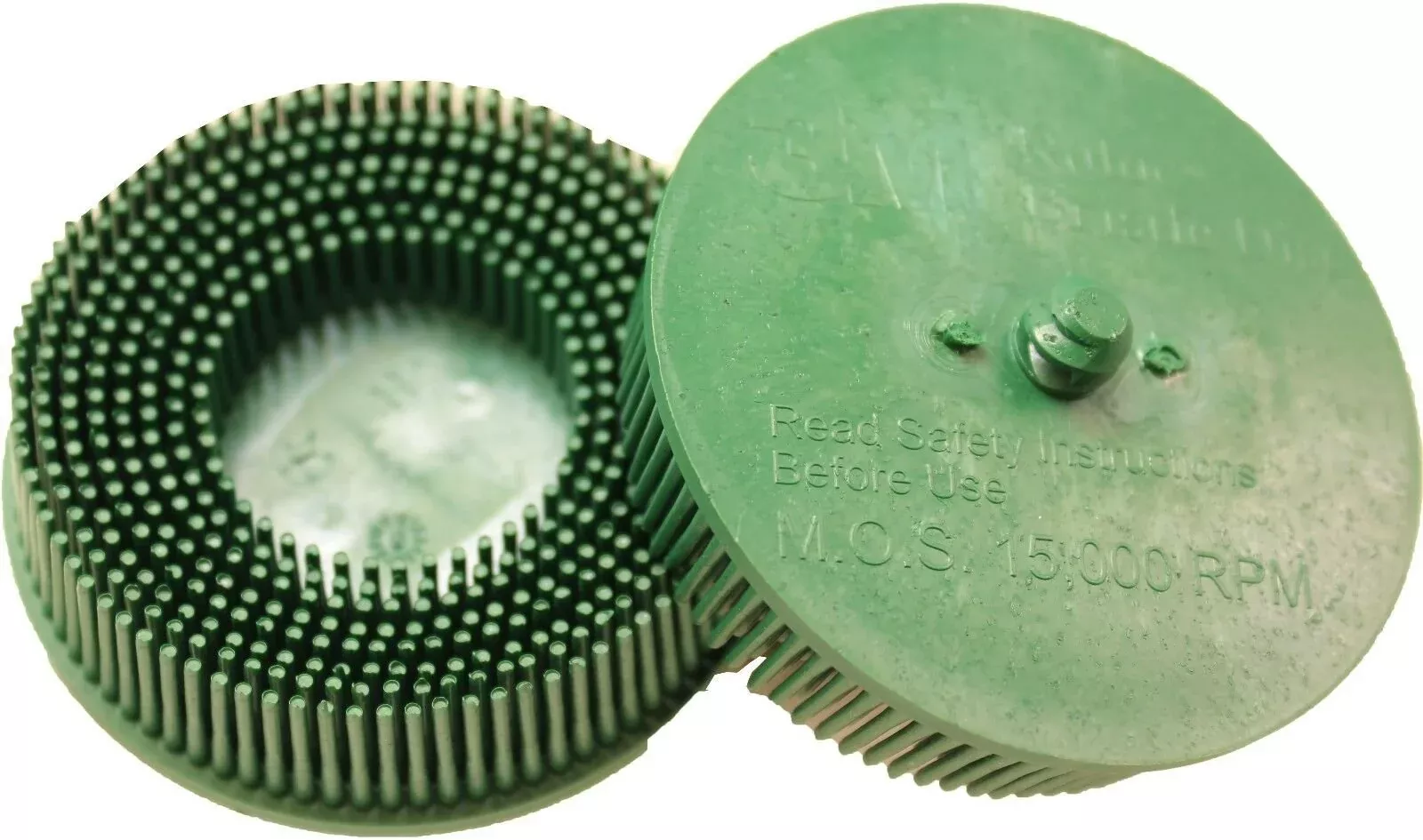3M 07524 2″ 50 Grit Scotch-Brite Roloc Bristle Disc Pack of 2