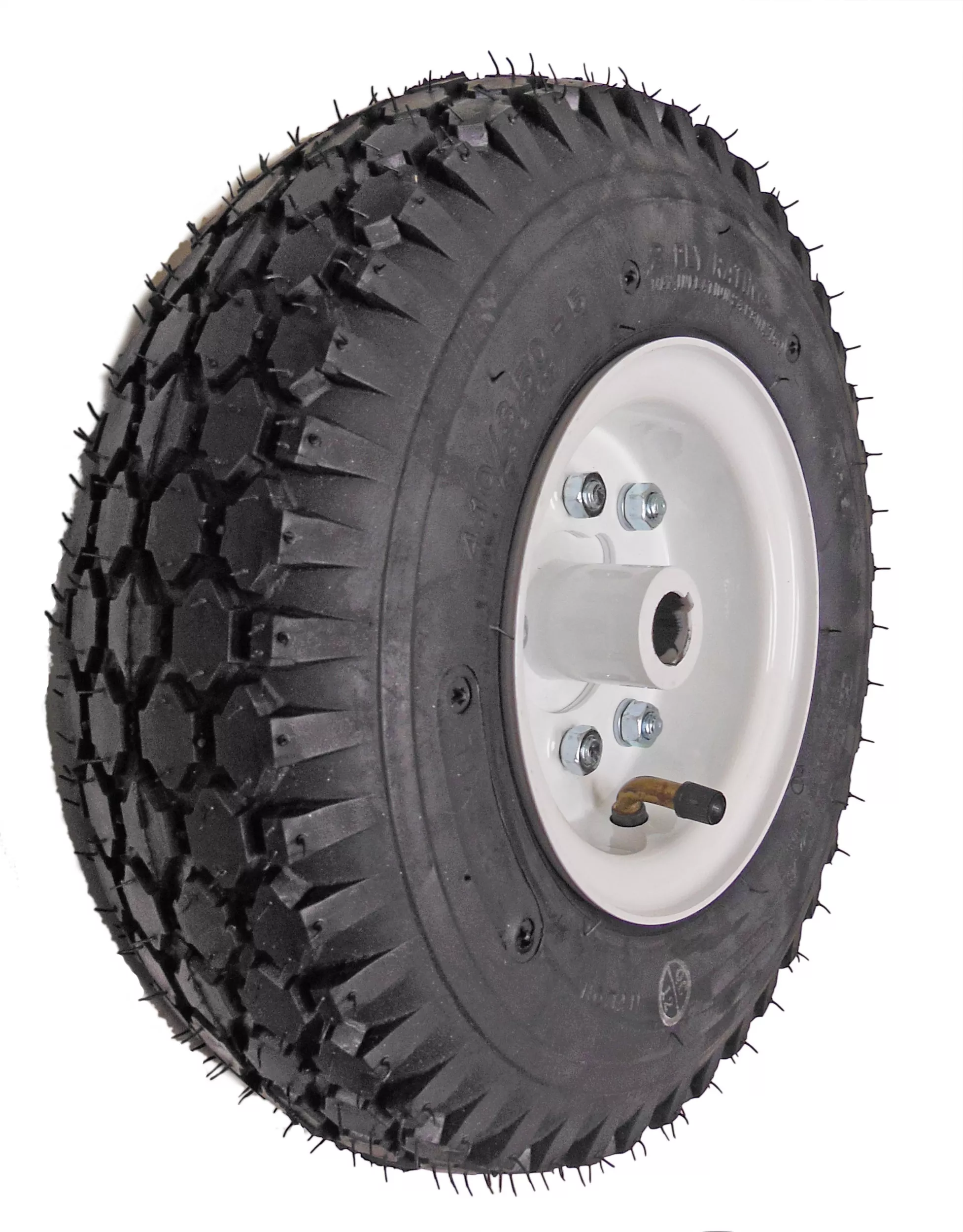 4.10/3.50 Tire with Split Rim with 3/4" Bore