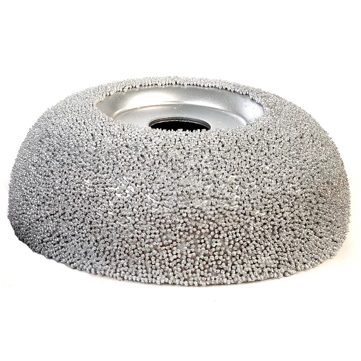 4″ Cup Silver Carbide Buffing Wheel, SSG 390