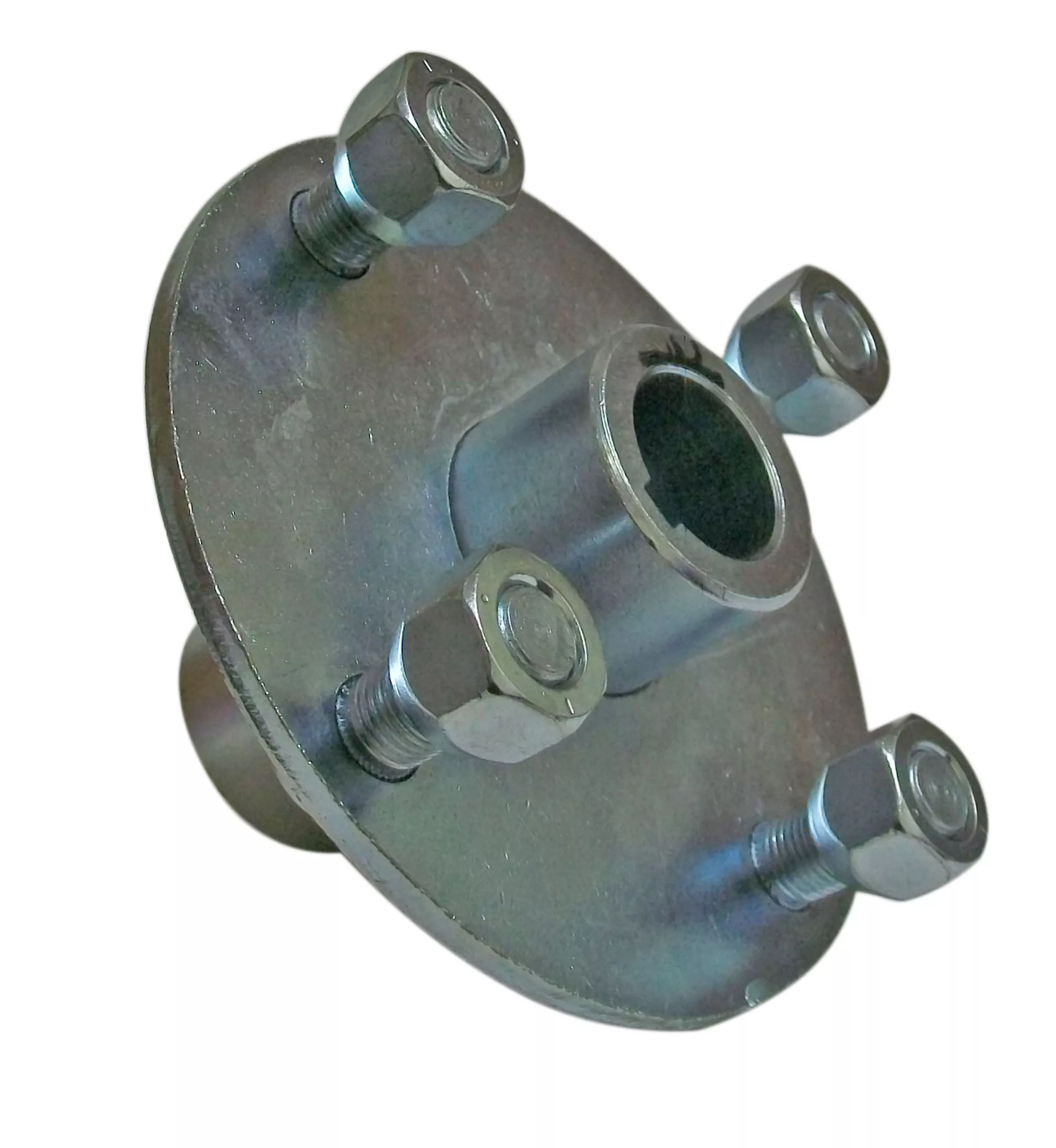 4 x 4 Rear Wheel Hub (1" Bore) Galvanized | 4" Bolt Circle