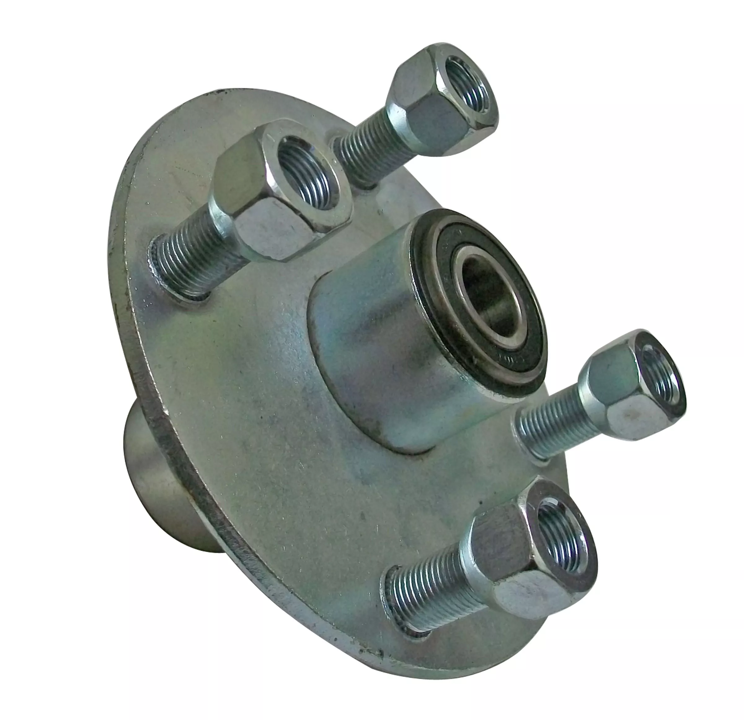 4 x 4 Wheel Hub (5/8" ID Bearing) Galvanized | 4" Bolt Circle